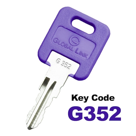 Global RV KEY, G352, Purple, Precut KEY-G352